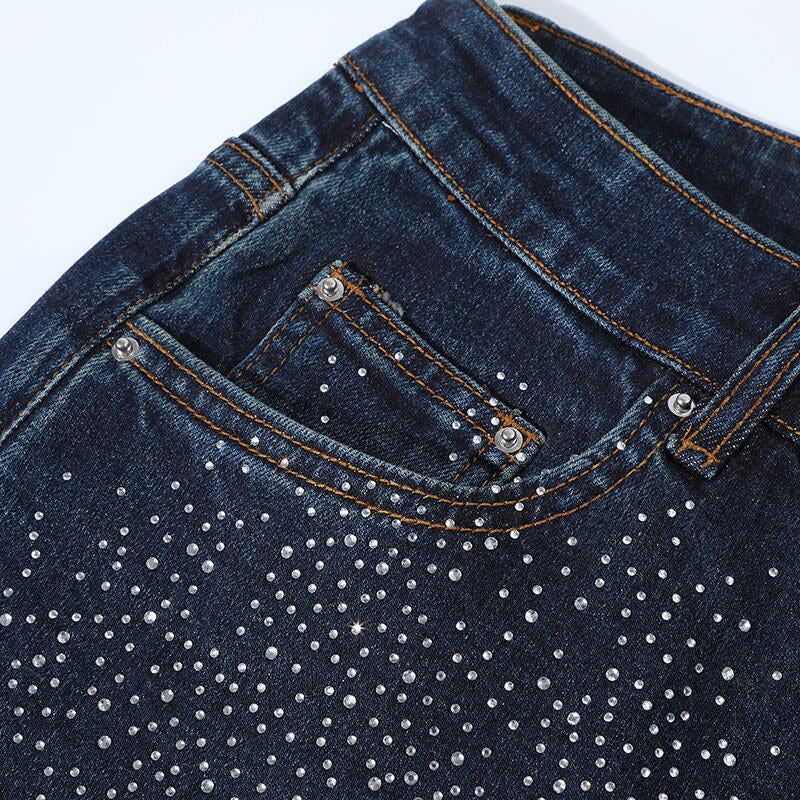 GALAXY RHINESTONE DENIM