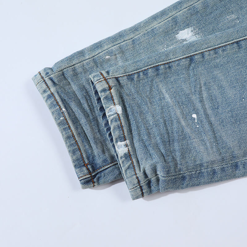 GRAYSON SPLATTER DENIM