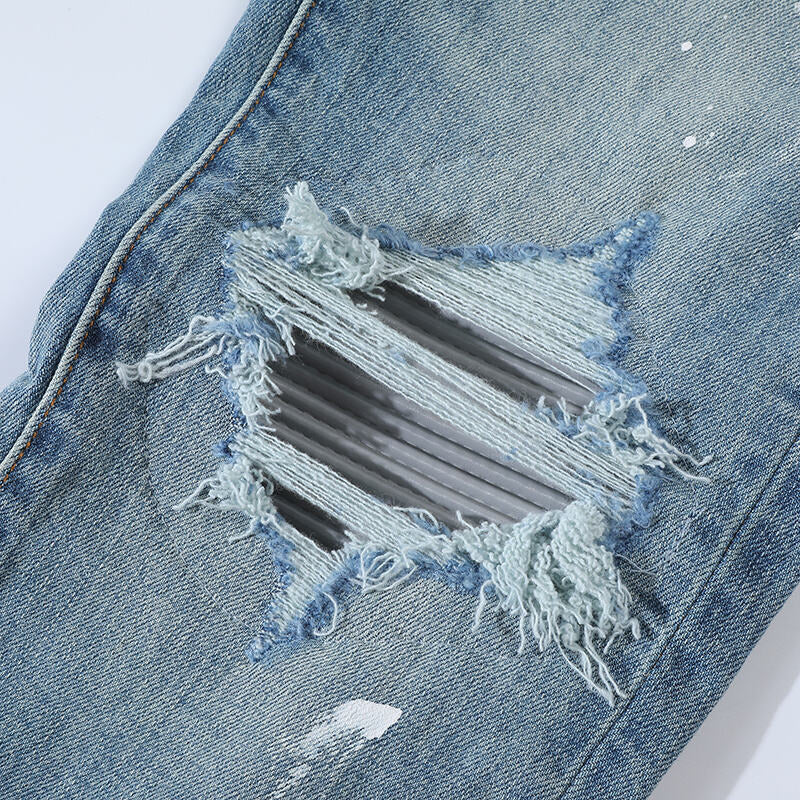 GRAYSON SPLATTER DENIM