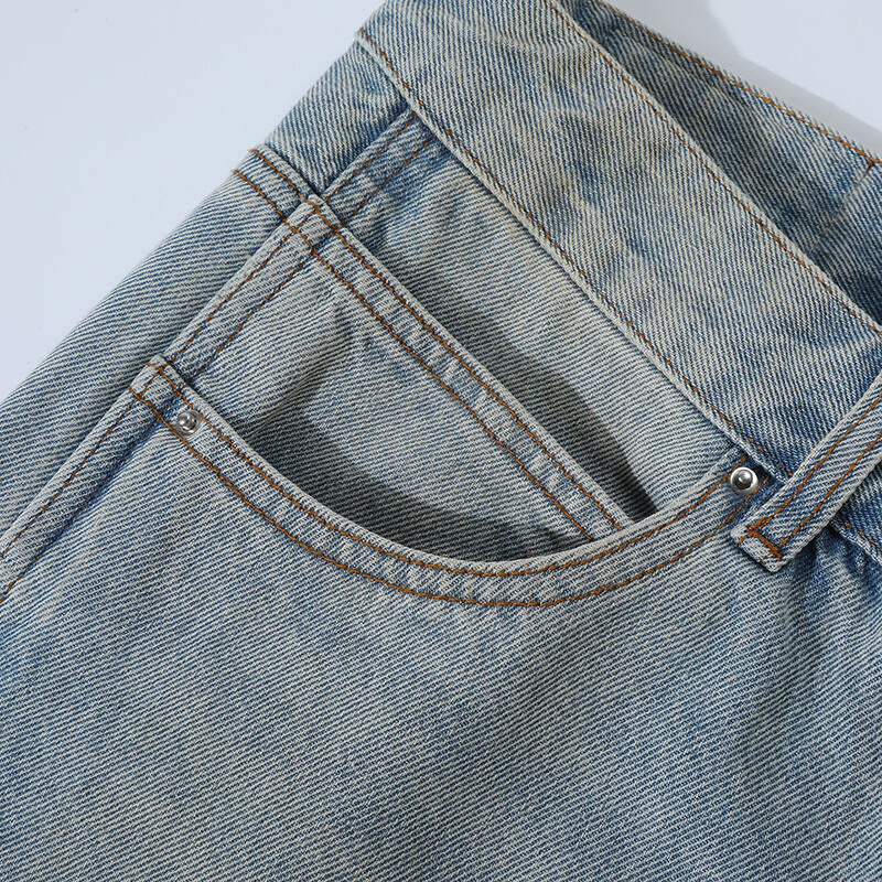 RUST OVERSIZED DENIM