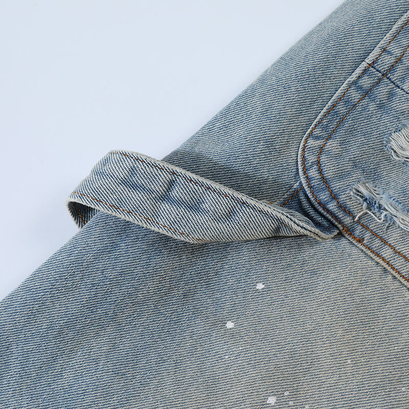 RUST OVERSIZED DENIM