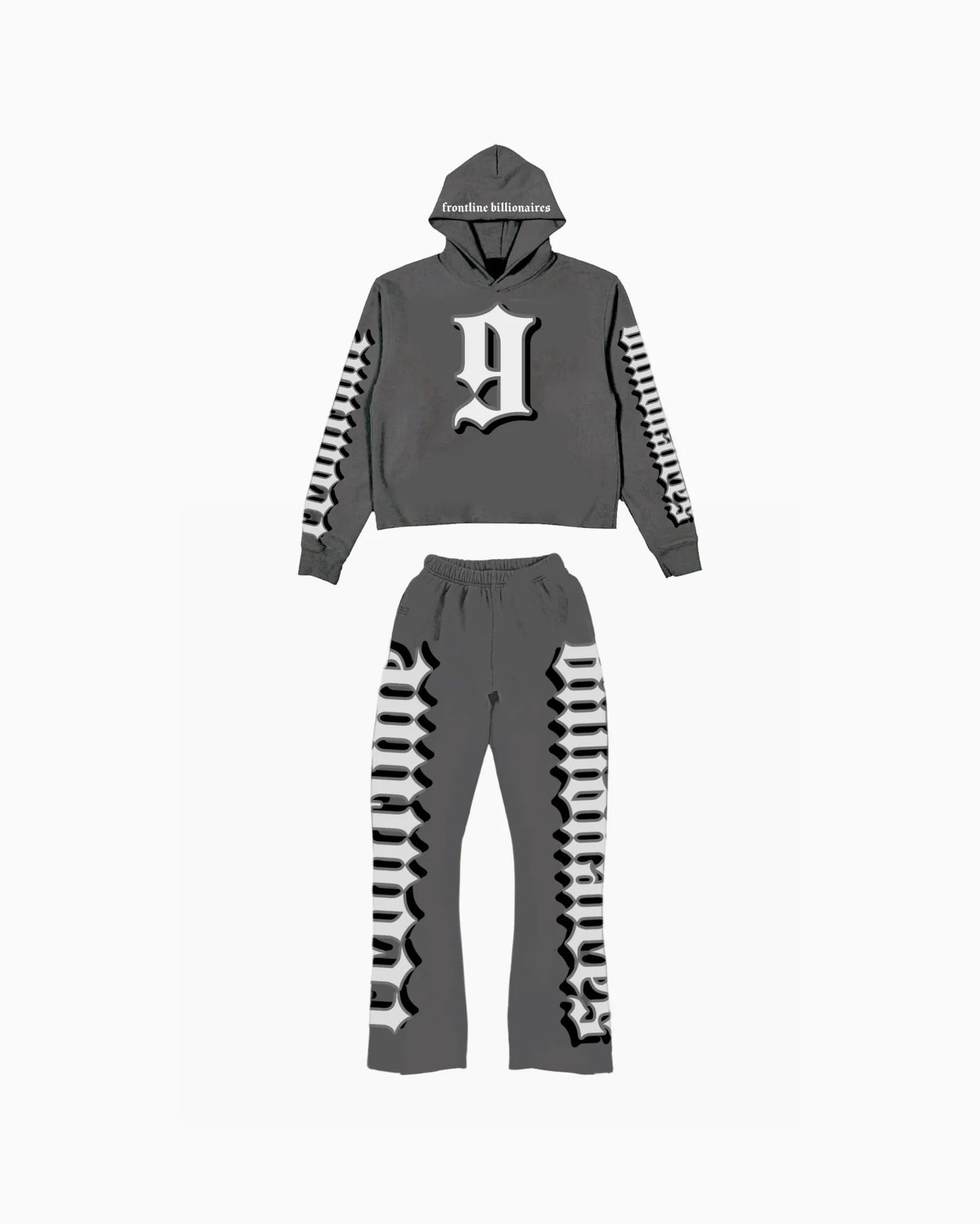 FNINE9 FLARED SWEATSUIT SET