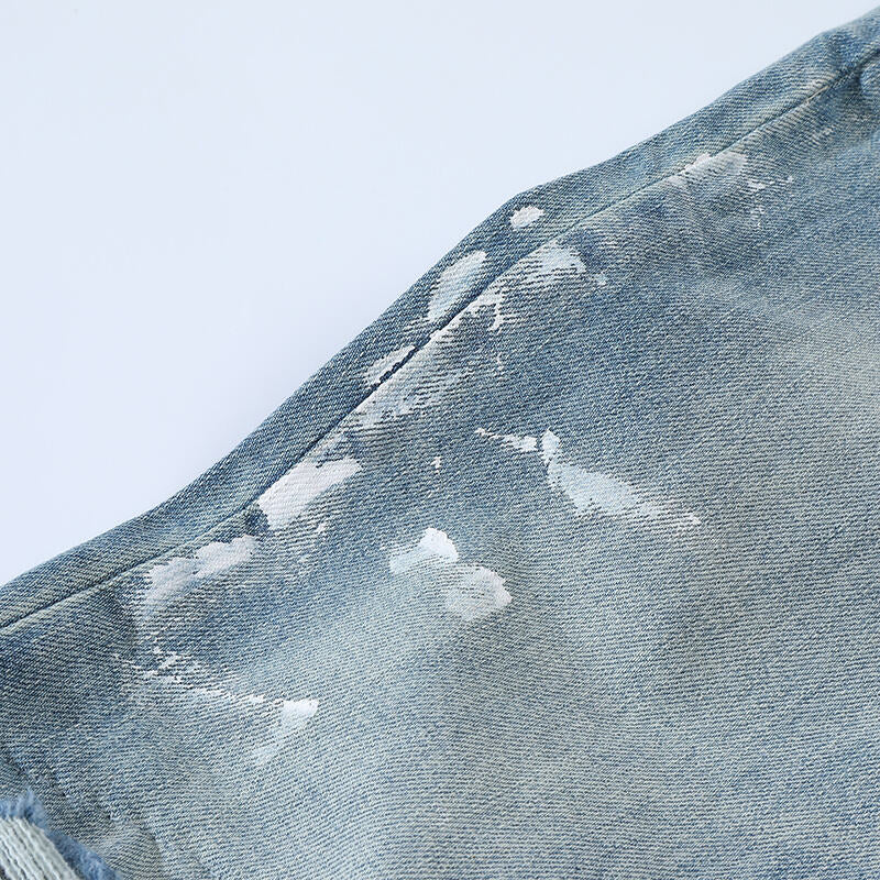 GRAYSON SPLATTER DENIM