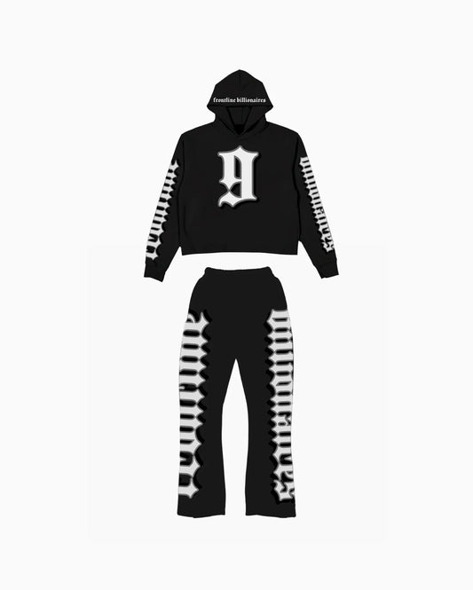 FNINE9 FLARED SWEATSUIT SET