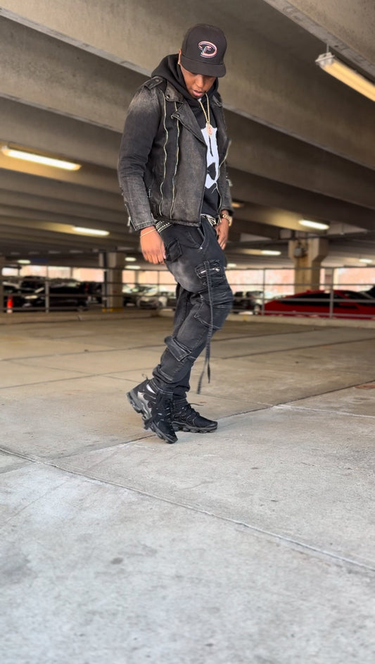 CARGO NINE9 DENIM (BLACK)