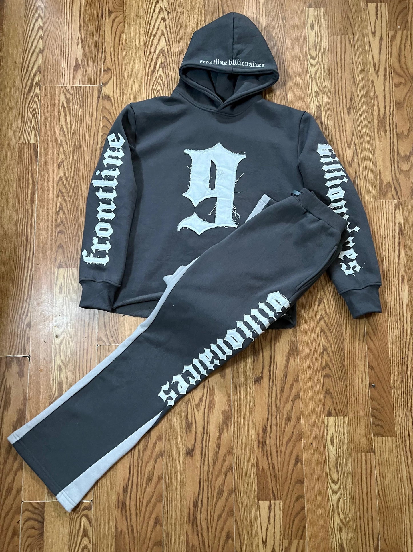 FNINE9 FLARED SWEATSUIT SET